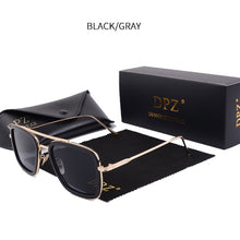 Carica l'immagine nel visualizzatore di Gallery, 2019 DPZ   Flight 006 Style Sunglasses Men Square Aviation Brand Design Sun Glasses Oculos De Sol UV400