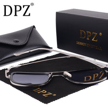 Carica l'immagine nel visualizzatore di Gallery, 2019 DPZ   Flight 006 Style Sunglasses Men Square Aviation Brand Design Sun Glasses Oculos De Sol UV400