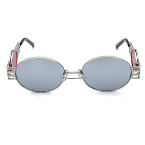 2023 Deluxe Design Elliptical Metal Frame Steampunk Lady Classic Sunglasses Trend Retro Chinese dragon Sunglasses UV400