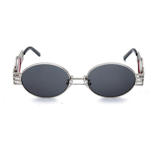 2023 Deluxe Design Elliptical Metal Frame Steampunk Lady Classic Sunglasses Trend Retro Chinese dragon Sunglasses UV400