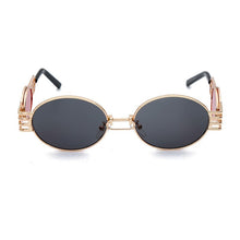 Load image into Gallery viewer, 2023 Deluxe Design Elliptical Metal Frame Steampunk Lady Classic Sunglasses Trend Retro Chinese dragon Sunglasses UV400