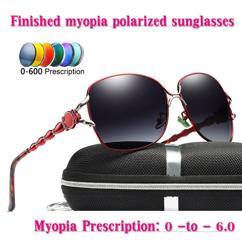 2023 Diopter men women Custom Made Myopia Minus Prescription Polarized LensRetro squar esunglasses men Driving goggles UV400 NX