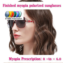 Load image into Gallery viewer, 2023 Diopter men women Custom Made Myopia Minus Prescription Polarized LensRetro squar esunglasses men Driving goggles UV400 NX