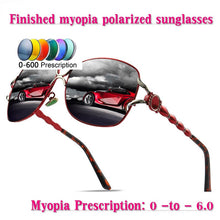 Load image into Gallery viewer, 2023 Diopter men women Custom Made Myopia Minus Prescription Polarized LensRetro squar esunglasses men Driving goggles UV400 NX