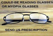 Load image into Gallery viewer, 2023 Eyeglasses Clara Vida Double Bridged Professor Men Glasses Frame For Big Heads Spring Reading Myopia Photochromic Lenses