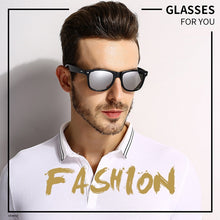 Carica l'immagine nel visualizzatore di Gallery, 2022  Anti-Reflective Sunglasses Men/Women Classic Rectangle Black Mirror Sun Glasses For Men's/Women's