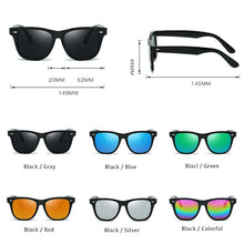Carica l'immagine nel visualizzatore di Gallery, 2022  Anti-Reflective Sunglasses Men/Women Classic Rectangle Black Mirror Sun Glasses For Men's/Women's