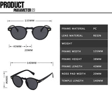 Load image into Gallery viewer, 2023  Round Sunglasses Women Men TR90 Frame Brand Designer  Vintage Driving Sun Glasses gafas Oculos De Sol mujer UV400