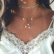 Carica l&#39;immagine nel visualizzatore di Gallery, 2020 Fashion Sequins Multi Layer long Necklaces Pendant Bohemian Pendant Necklace for Women Bijoux Jewelry Accessories