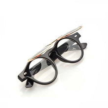 Load image into Gallery viewer, 2023 Goth Steampunk Sunglasses Women Men Retro Goggles Round Flip Up Glasses steam punk Vintage Eyewear Oculos de sol