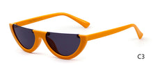 Load image into Gallery viewer, 2023 Half Moon Slim Sunnies Sunglasses Women Brand Designer Retro Vintage Pink Lens Cat Eye Frame Sun Glasses Girls Shades 463B
