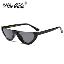 Load image into Gallery viewer, 2023 Half Moon Slim Sunnies Sunglasses Women Brand Designer Retro Vintage Pink Lens Cat Eye Frame Sun Glasses Girls Shades 463B