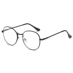 2023 Harajuku Metal Unisex Computer Round Frame Glasses men Women Rays Radiation Eyewear Frame Anti Blue Light Glasses