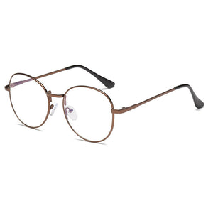 2023 Harajuku Metal Unisex Computer Round Frame Glasses men Women Rays Radiation Eyewear Frame Anti Blue Light Glasses
