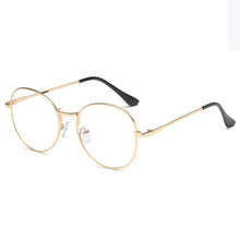 Carica l&#39;immagine nel visualizzatore di Gallery, 2023 Harajuku Metal Unisex Computer Round Frame Glasses men Women Rays Radiation Eyewear Frame Anti Blue Light Glasses