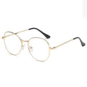 2023 Harajuku Metal Unisex Computer Round Frame Glasses men Women Rays Radiation Eyewear Frame Anti Blue Light Glasses