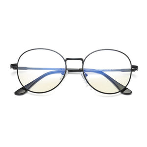 2023 Harajuku Metal Unisex Computer Round Frame Glasses men Women Rays Radiation Eyewear Frame Anti Blue Light Glasses
