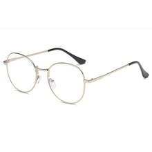 Carica l&#39;immagine nel visualizzatore di Gallery, 2023 Harajuku Metal Unisex Computer Round Frame Glasses men Women Rays Radiation Eyewear Frame Anti Blue Light Glasses