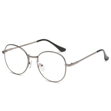 Carica l&#39;immagine nel visualizzatore di Gallery, 2023 Harajuku Metal Unisex Computer Round Frame Glasses men Women Rays Radiation Eyewear Frame Anti Blue Light Glasses
