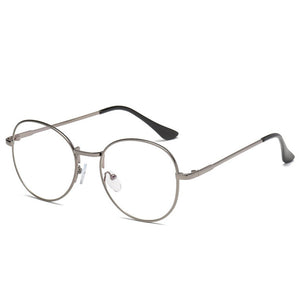 2023 Harajuku Metal Unisex Computer Round Frame Glasses men Women Rays Radiation Eyewear Frame Anti Blue Light Glasses