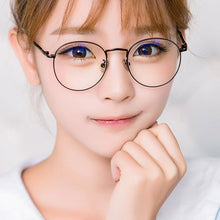 Carica l&#39;immagine nel visualizzatore di Gallery, 2023 Harajuku Metal Unisex Computer Round Frame Glasses men Women Rays Radiation Eyewear Frame Anti Blue Light Glasses