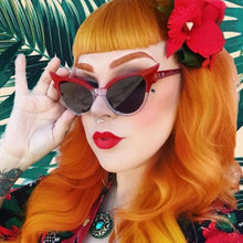 Load image into Gallery viewer, 2023 High Quality Retro Vintage Clout Cat Eye Unisex Sunglasses Rapper Grunge Outdoor  Outdoor Glasses Eyewear    #7