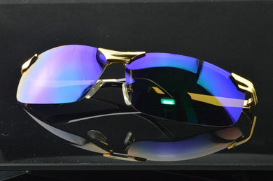 2023 Rushed Rectangle Alloy Adult Lentes De Sol Mujer Polarized Sunglasses Men Mirror Polarized Ice Coated Sunglasses