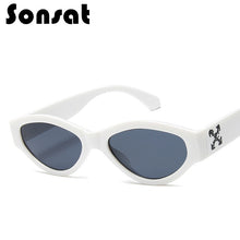 Load image into Gallery viewer, 2023 Korean Version Sunglasses For Men Women Small Oval Transparent Frame Eyewear  Retro Personality glasses UV400