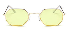 Load image into Gallery viewer, 2022 Ladies hexagon sunglasse  metal Women Brand Designer Fashion Rimless  Clear Ocean Lenses Sun Glasses  UV400