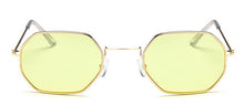 Load image into Gallery viewer, 2022 Ladies hexagon sunglasse  metal Women Brand Designer Fashion Rimless  Clear Ocean Lenses Sun Glasses  UV400