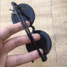 Load image into Gallery viewer, 2023 M16 Gorgeous Women Sunglasses Crystal Diamond Handmade Round Eyewear UV400 Mirror Lens Flower Design Summer Sun Glasses