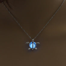 Load image into Gallery viewer, 2020 Moon Glowing Necklace Gem Charm Jewelry Silver Plated Women Halloween Pendant Hollow Luminous Stone Pendant Necklace Gifts