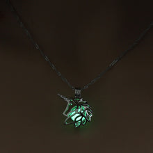 Load image into Gallery viewer, 2020 Moon Glowing Necklace Gem Charm Jewelry Silver Plated Women Halloween Pendant Hollow Luminous Stone Pendant Necklace Gifts