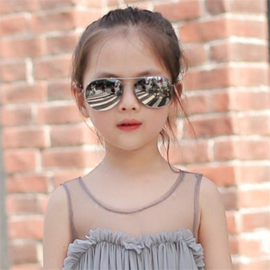 2023 Brand Children Goggle Girls Alloy Sunglasses Boys Girls Baby Child Classic Retro Cute Sun Glasses