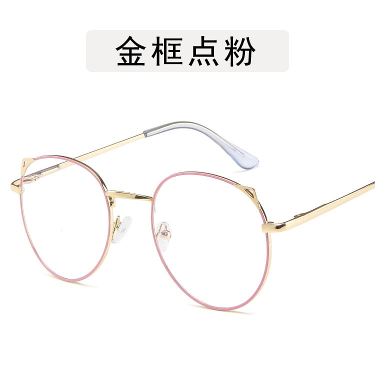 Cute Style Eyeglasses Frames Women's Transparent/Fake/Computer Glasses Anti radiation/Blue Ray Eye Glasses For Girls