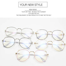 Load image into Gallery viewer, Cute Style Eyeglasses Frames Women&#39;s Transparent/Fake/Computer Glasses Anti radiation/Blue Ray Eye Glasses For Girls