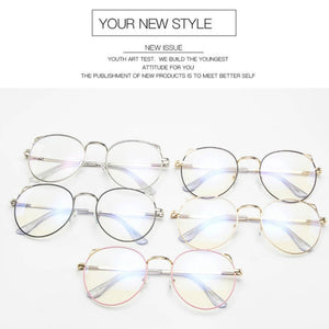 Cute Style Eyeglasses Frames Women's Transparent/Fake/Computer Glasses Anti radiation/Blue Ray Eye Glasses For Girls