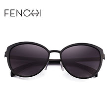 Load image into Gallery viewer, 2023  Cat Eye Sunglasses Women Elegant Pink White Gradient Driving Glasses Vintage  Brand Designer Zonnebril Dames