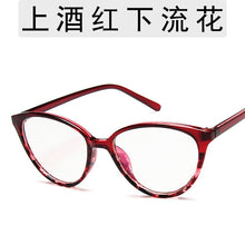 Carica l&#39;immagine nel visualizzatore di Gallery, College Style Cat Eye Eyeglasses Frame Eye Glasses Frames For Women Clear Lens Fake/Transparent Glasses Frame