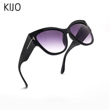 Carica l'immagine nel visualizzatore di Gallery, 2023 Designer di marca Tom Cat Eye Occhiali da sole Donna Montatura oversize Occhiali da sole vintage oculos de sol UV400