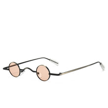 Load image into Gallery viewer, 2023 Gothic Steampunk Tiny Round Sunglasses Women Men Brand Design Small Frame Vintage Sun Glasses UV400