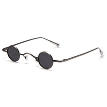 Load image into Gallery viewer, 2023 Gothic Steampunk Tiny Round Sunglasses Women Men Brand Design Small Frame Vintage Sun Glasses UV400