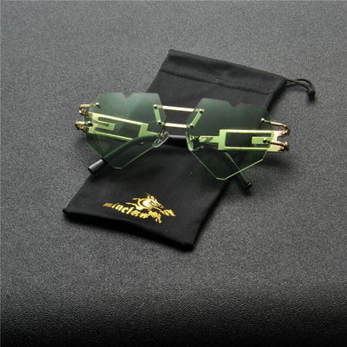 2023 Love Heart Cat Sunglasses Women Brand Designer Vintage Small Pink Sun Glasses clear lens sunglasses Shades FML