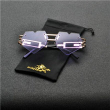Load image into Gallery viewer, 2023 Love Heart Cat Sunglasses Women Brand Designer Vintage Small Pink Sun Glasses clear lens sunglasses Shades FML