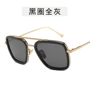 2023 Tony Stark Iron Sunglasses Men Brand Designer Windproof  Goggles Men Sunglasses UV400 Avenge Sunglasses