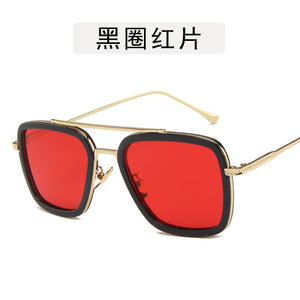 2023 Tony Stark Iron Sunglasses Men Brand Designer Windproof  Goggles Men Sunglasses UV400 Avenge Sunglasses