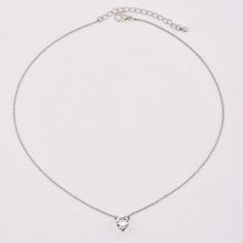 Carica l&#39;immagine nel visualizzatore di Gallery, 2020 New Female Fashion Crystal Heart Necklace Pendant  Short Gold Chain Necklace Pendant Necklace Charm Gifts girlfriends