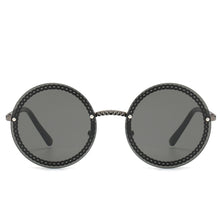 Carica l&#39;immagine nel visualizzatore di Gallery, 2023 Ladies Metal Chain Frame Sunglasses Women Frameless Glasses Brand Designer Trend  Round Sunglasses UV400