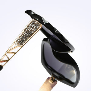 2023 Shiny For Women Sunglasses Polarized Butterfly Diamond Designer Sun Glasses Female UV-protected UV400