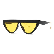 Load image into Gallery viewer, 2023 Triangle Sunglasses Black Dots Women Flat Top Gradient Sun Glasses Female Style Sexy Ladies Frame Shades Uv400